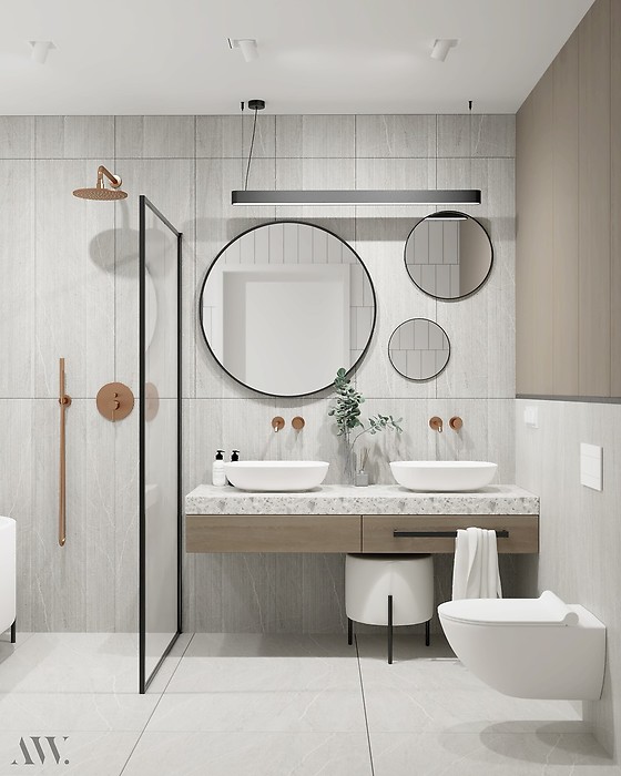 Modern minimalizm w łazience 1
